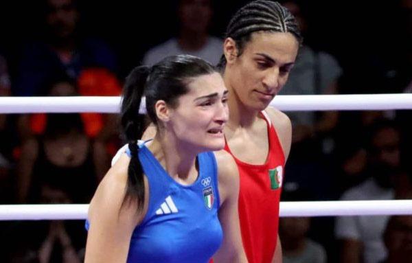 boxeadora italiana abandona luta contra argelina que não passou no teste de feminilidade em 2023